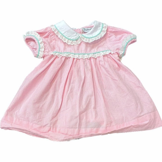 18 months pink gingham dress