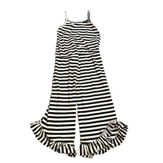 Size 6 striped ruffle romper