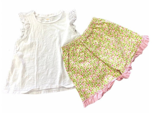 5/6 boutique ruffle shorts outfit