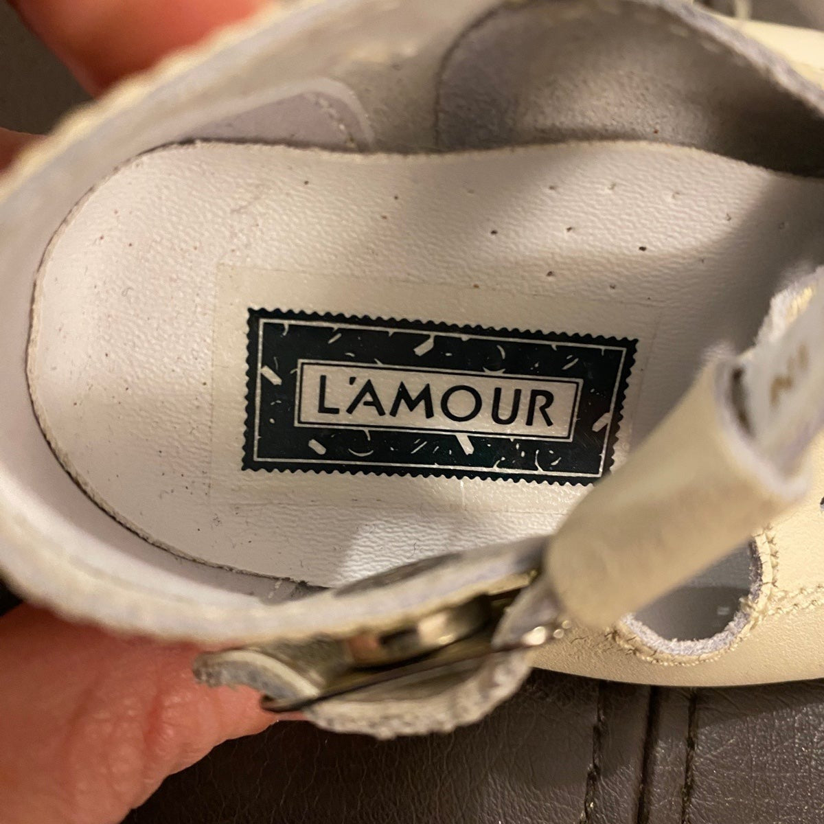 Size 2 baby Lamour leather T-strap Mary Jane Shoes