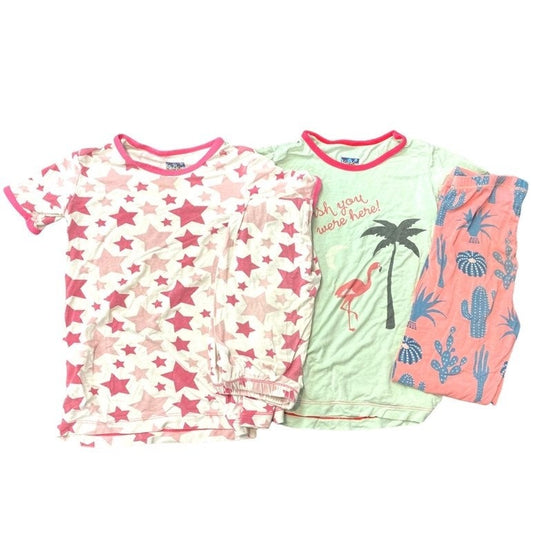 4/5 Kickee Pants pajamas bundle