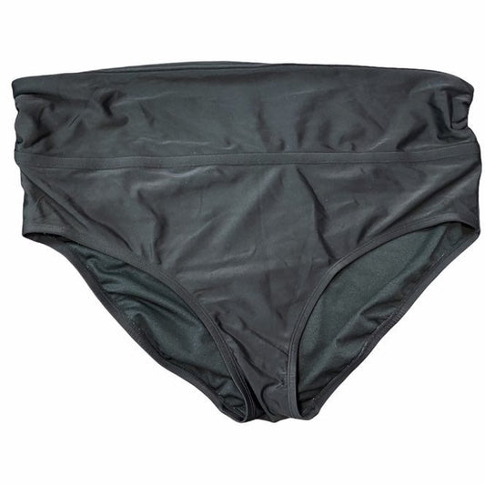 XXL black maternity swim bottoms