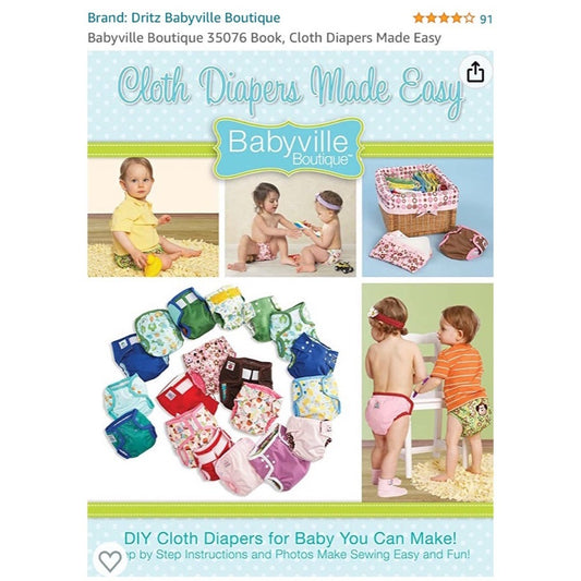 Cloth Diapers Made Easy Babybille book