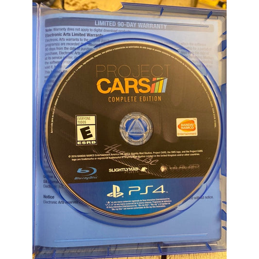 Project CARS complete edition PS4