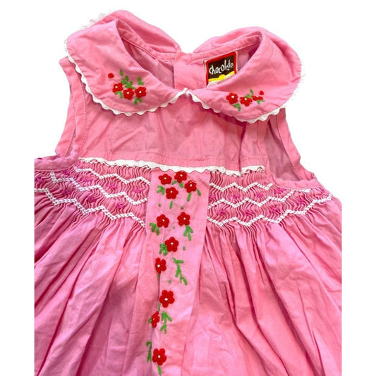 12 months vintage smocked Chocolate Soup dress