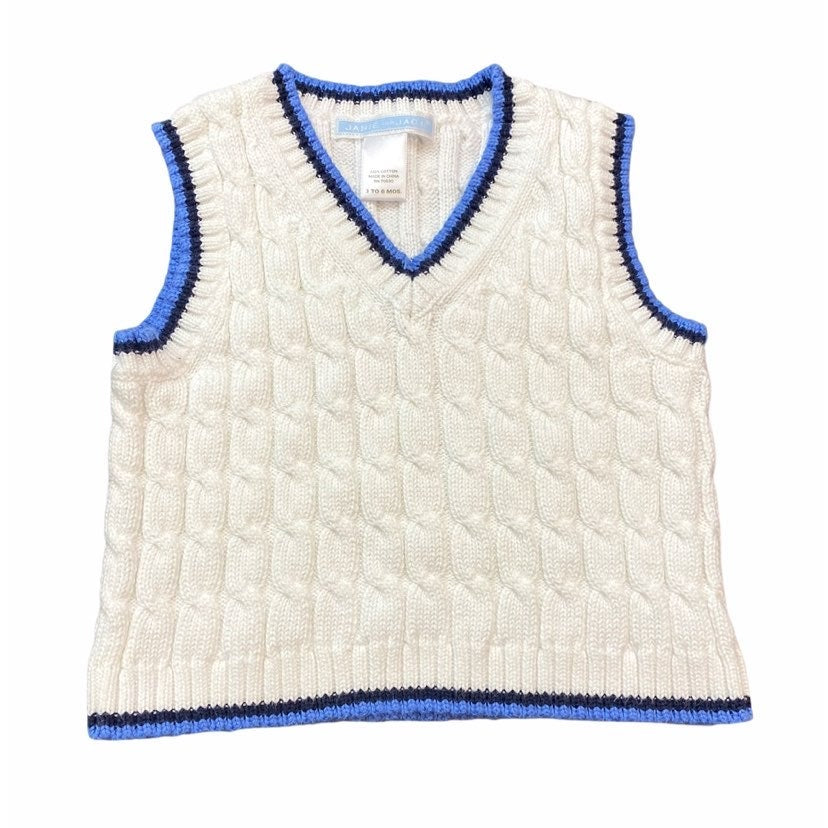 Janie and Jack Sweater Vest 3-6 months