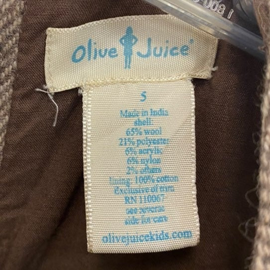 Girls size 5 Olive Juice Dress