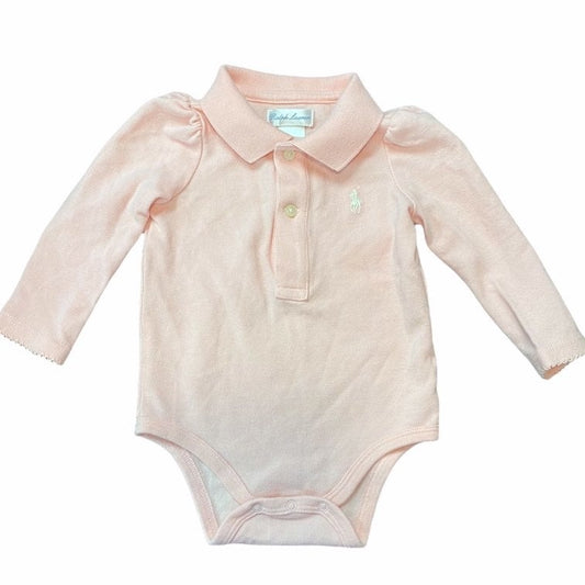 6 months Ralph Lauren pink romper