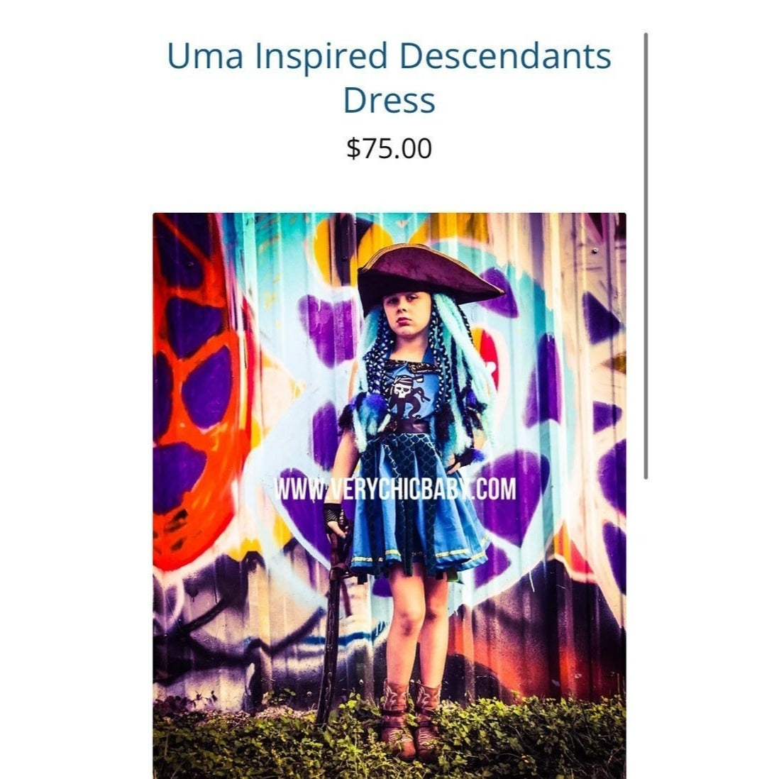 Descendants Uma boutique Costume dress