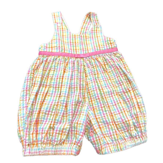 18 months vintage plaid romper