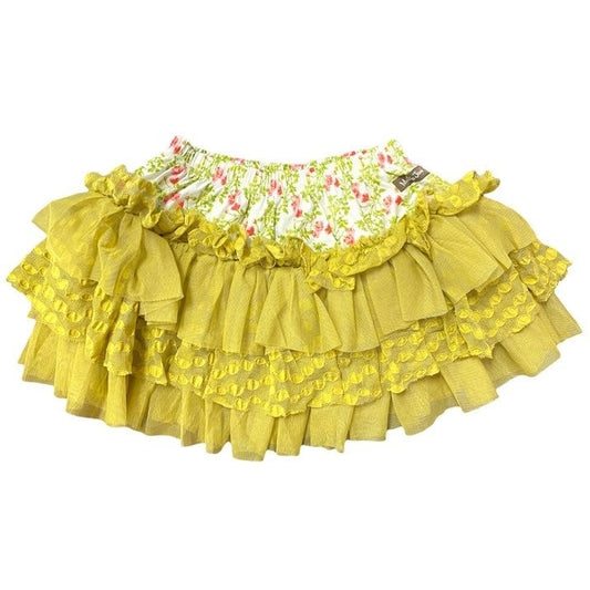 Size 4 Matilda Jane cotton candy tutu Skirt
