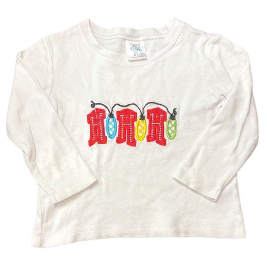 2T Boys Christmas applique tee