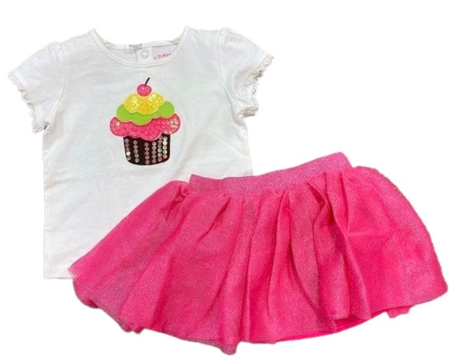 12 months birthday cupcake tutu outfit