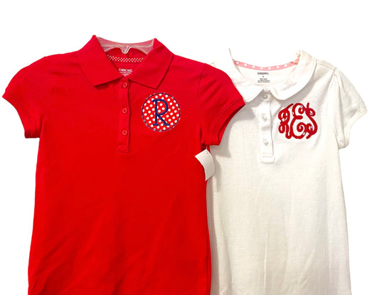 Richland girls polo shirts
