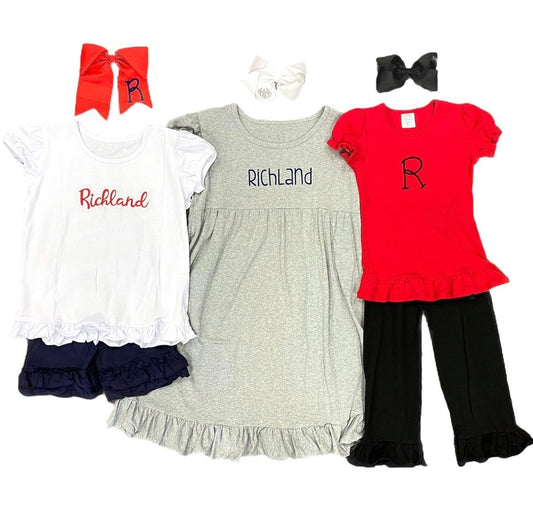 Richland Short Sleeve Ruffle Dress