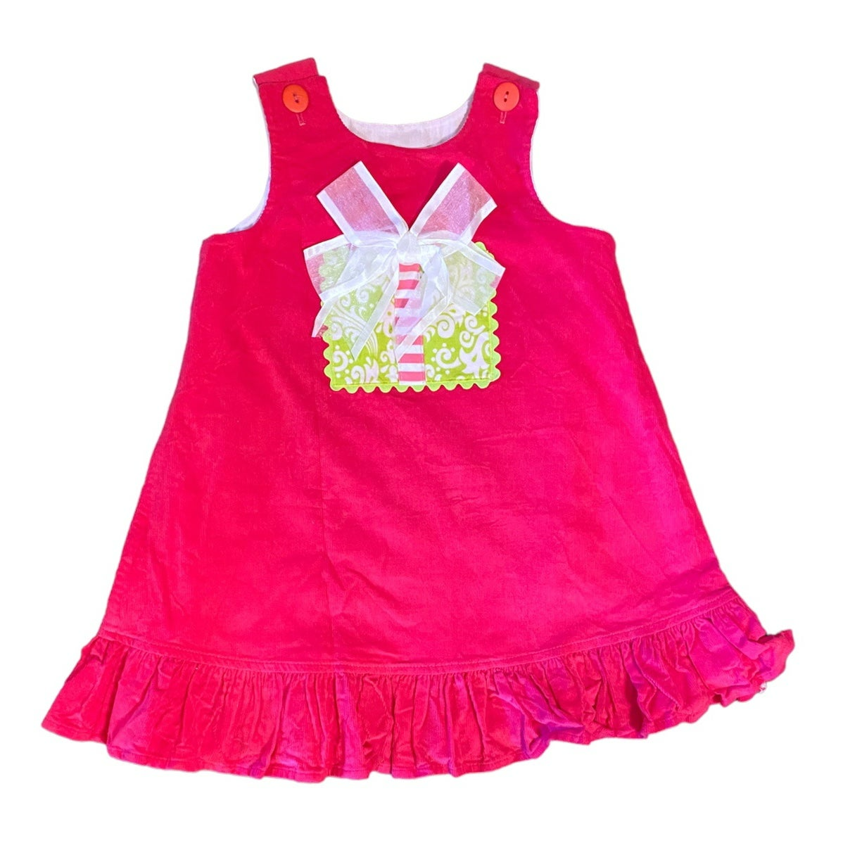New 2T hot pink Christmas or birthday dress